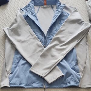 Peter Millar Sky Blue and Gray Jacket